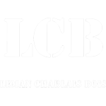 Logo de LCB en blanc client du studio Ütopiya
