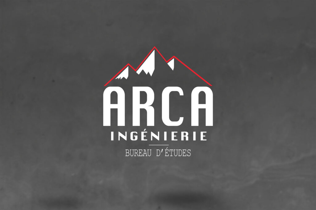 logo arca produits et créer par le studio Ütopiya